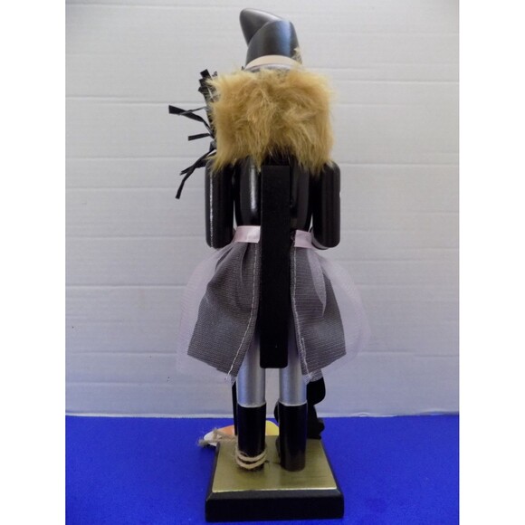 NEW Halloween Witch Nutcracker Candy Corn Lane Pink Skirt Halloween Decor - Picture 4 of 7